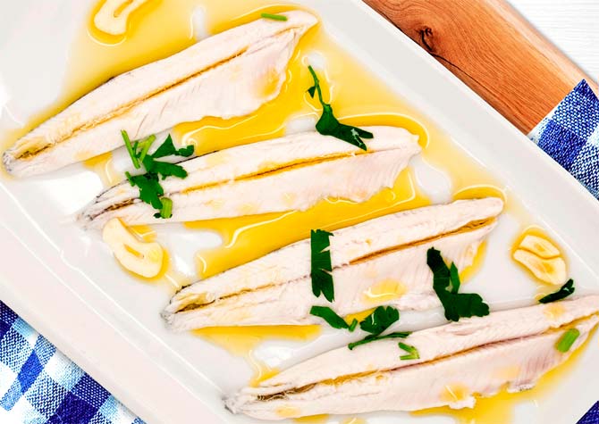 White anchovy gourmet Kiele